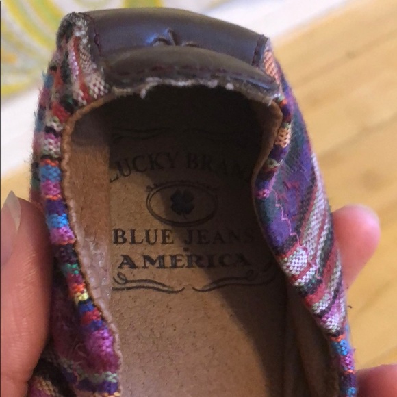 Lucky brand colorful flats! - Picture 2 of 3